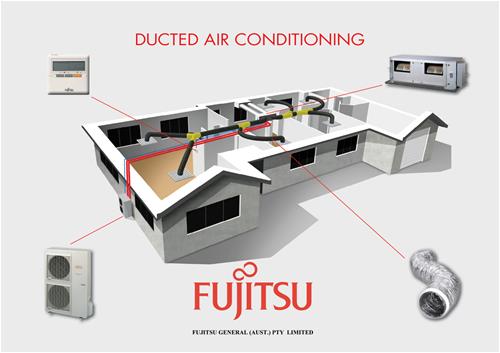 Fujitsu ducted air conditioning systems